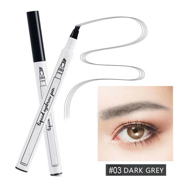 Microblading Tattoo Eyebrow Ink Fork 4 Tip Pen Eye Brow 4D Makeup