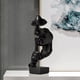 thumbnail image 1 of Apmemiss Clearance Silence is Gold Thinker Statue, Modern and Simple Resin Things, Creative Abstract Figurine Sculptures for Entrance, Creative Room Home, Office Study, Piano Decor, 1 of 3