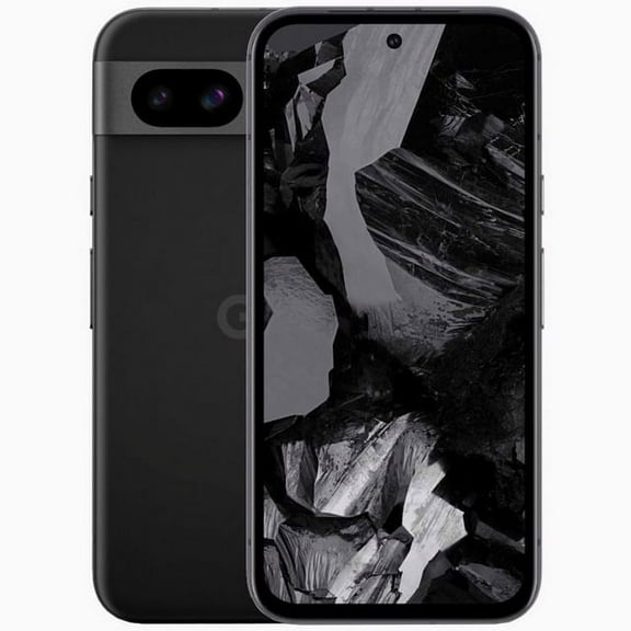 Restored Google Pixel 8a 128GB Fully Unlocked Obsidian (Refurbished)