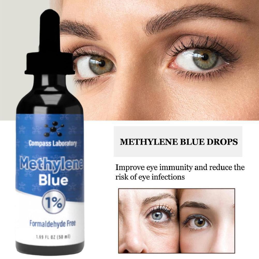 Bleu De Méthylène 1% Solution - Flacon Compte-gouttes 50 Ml - Qualité Pharmaceutique USP