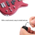 thumbnail image 1 of 4 Pcs Metal Electric Guitar Bass Knob, Dome Tone Control Replacement Parts Black, with Stable Metal Material, Easy to Install, Pure Black Color AntiSlip Textured Coating, 1 of 7