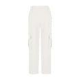 thumbnail image 5 of ATOGUTA Boys Cargo Pants With Pockets Wide Leg School Uniform Pants Kids Elastic Waist Flowy Summer Beach Lounge Trousers with Pockets Size 4T-15, White, 5 of 6