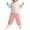 Pink, variant on Mercatoo Toddler Fleece Sweatpants Baggy Wide Leg Elastic Waist Joggers Pants Winter Baby Boys Girls Casual Athletic Pants