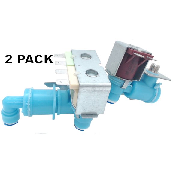 2 Pk, Refrigerator Triple Water Valve for Frigidaire, AP5671757, 242252702
