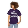thumbnail image 4 of In my Defence I Was Left Unsupervised-Funny Shirt Unisex Heavy Cotton Tee, 4 of 7
