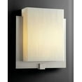 thumbnail image 2 of 3-523-224-Oxygen Lighting-Pathways - 15 Inch 10.5W 120V 1 LED Wall Sconce-Satin Nickel Finish-Matte White Acrylic Glass Color, 2 of 7