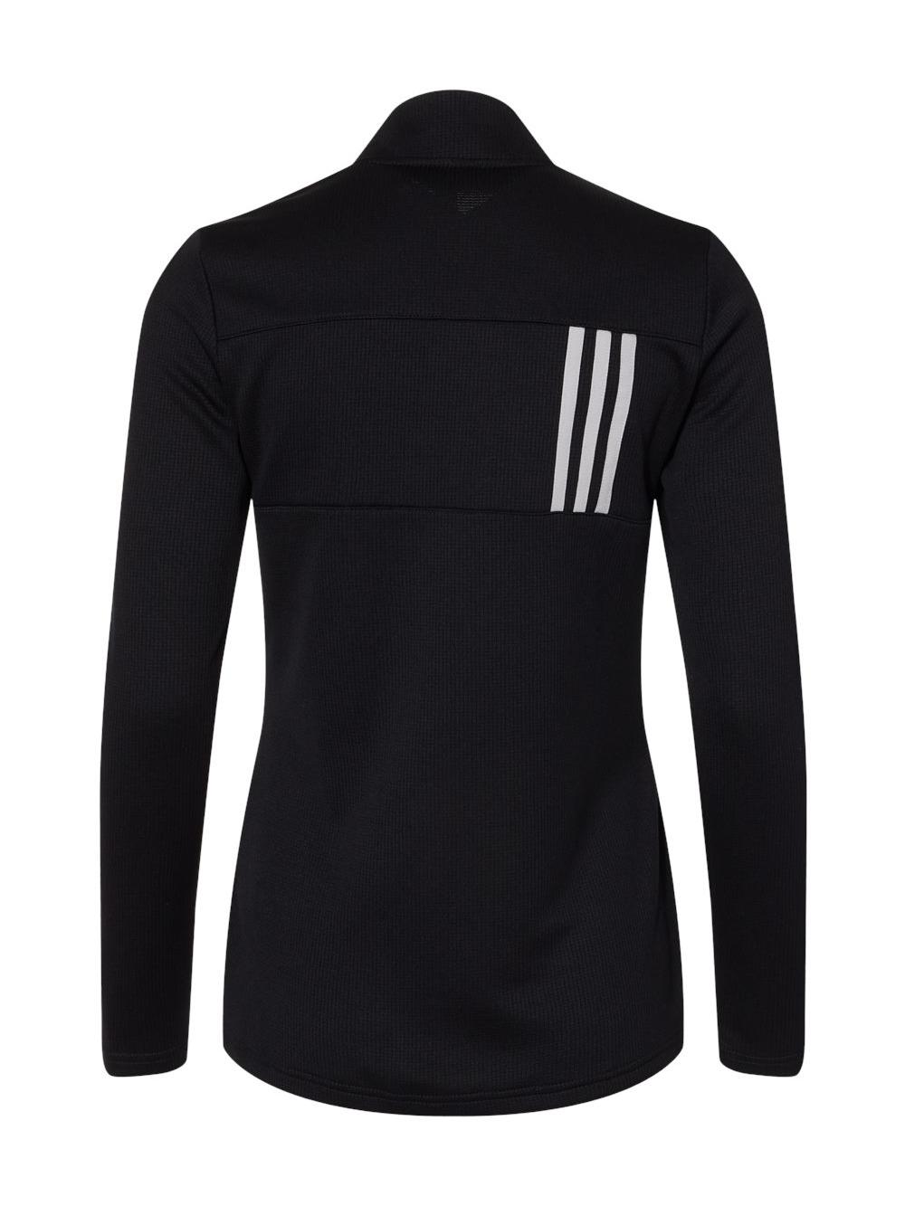 Adidas Women's 3 Stripes Double Knit Full-Zip Jacket Black photo 2