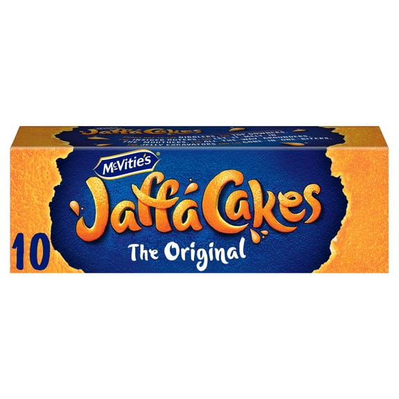 McVitie's Jaffa Cakes Original Biscuits 10 Pack 110g, Imported from Britain