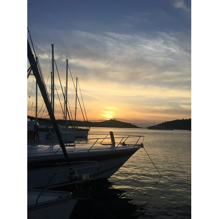 LAMINATED POSTER Best Holiday Ever Sailing Ion Islands Sunset Yacht Poster Print 24 x (Best Yacht Names Ever)