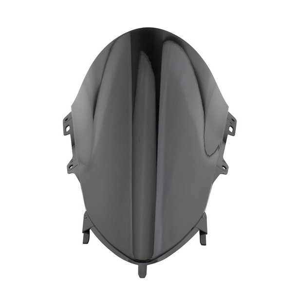 Reemplazo profesional parabrisas para motocicleta, fácil instalación, accesorios para motocicleta, deflector resistente montaje frontal para Negro