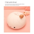thumbnail image 4 of Cute LED Night Light Mini Touch Lamp Cartoon Night Light Steamed Bun Dumpling Night Light Mini Baby Bedside Lamp Portable Durable Tap Control LED Nursery Night Light for Bedside, 4 of 5
