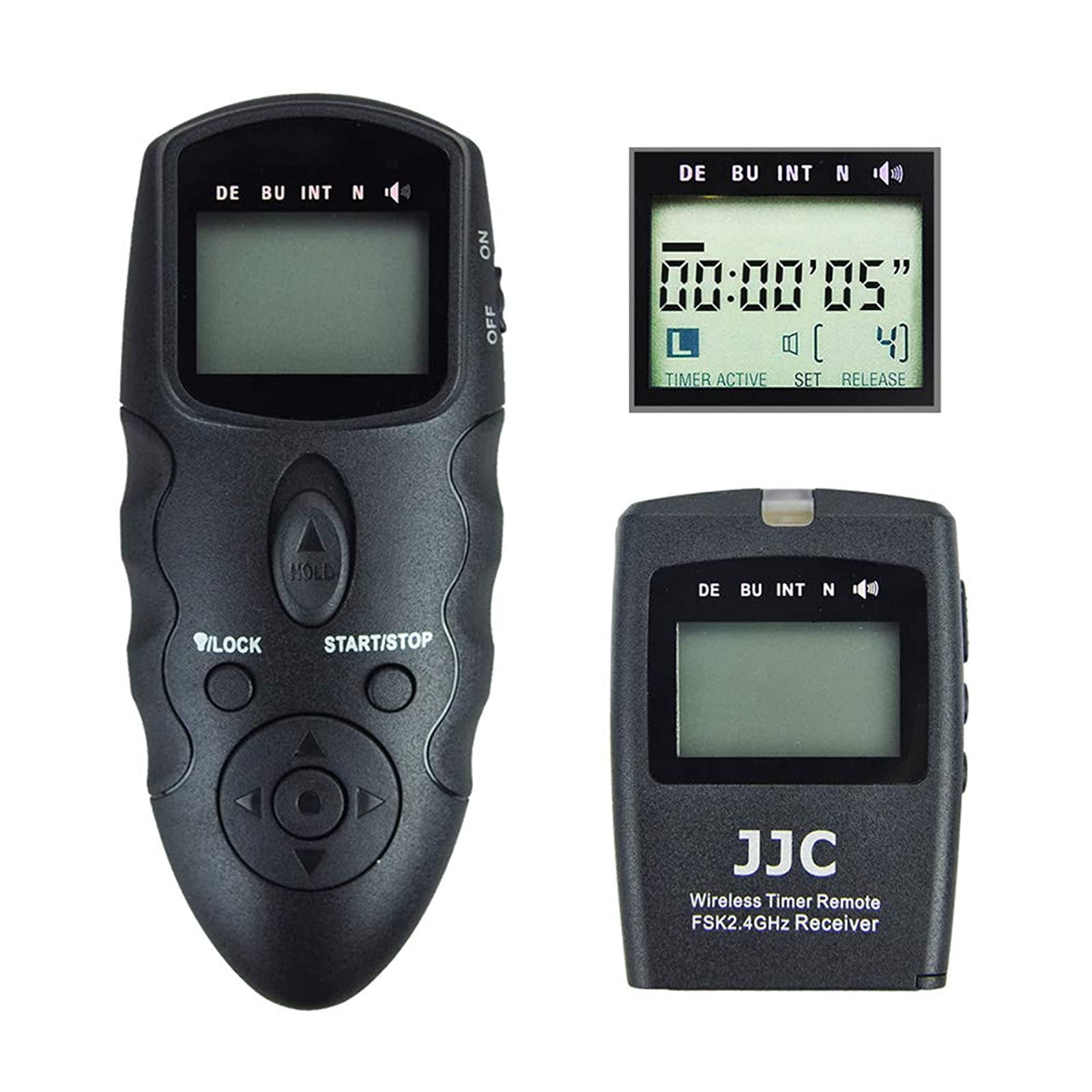 JJC TC-80N3 Intervalometer Timer Remote Shutter Release Time Laspe for Canon EOS 5D Mark IV III II 6D Mark II 7D Mark II 5Ds R 1DX Mark II 50D 40D 30D 20D 10D and More Canon Cameras