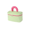 thumbnail image 2 of Canvas Makeup Bag, Toiletry Organizer for Teens, Waterproof Travel Cosmetic Bag with Brush Organizer, Multi-Purpose Storage for Essentials, 2 of 6