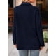 thumbnail image 5 of Blazer PRETTYGARDEN Mujer Invierno Pana Azul Marino XL, 5 of 8