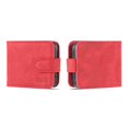 thumbnail image 5 of Case for Samsung Galaxy Z Flip 7, PU Leather Card Slots Magnetic Closure Vintage Shockproof Protective Case for Samsung Galaxy Z Flip 7 - Red, 5 of 12