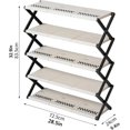 thumbnail image 2 of Storage Cabinet Plastic Folding Shoe Rack, Adjustable Shoe Rack, Shoes Storage Organizer, Shoe Storage entryway, Shoe cabinets for entryway Slim Space, 2 of 7