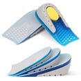 thumbnail image 2 of Yeacher 1 Pair Heel Lift Inserts Height Increase Insole Soft Breathable Invisible Design Sillicone Foot Support, 2 of 7