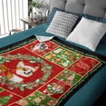 thumbnail image 3 of Dog Christmas Throw Blanket is Super Soft and Warm,The Lightweight Flannel Blanket is for All-Season Use,A Great Choice for Gifts 60"x50"for Teen, 3 of 6