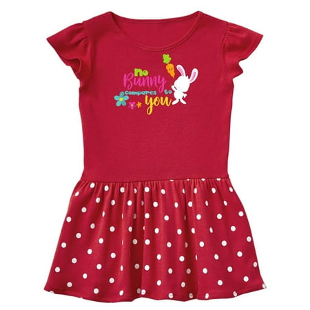 

Inktastic No Bunny Compares To You White Bunny Carrot Gift Baby Girl Dress