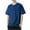 Blue, variant on Men's Summer Thin Breathable Loose Half Sleeved T-shirt