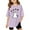 Purple, variant on Toddler Boys Girls Summer 3D Cartoon Graphic Chinese Song Short Sleeve T-Shirts Kids Crewneck Tops Cute Fashion Tees 3-14 Years