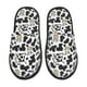thumbnail image 1 of Balery Cow Pantuflas de Casa de Felpa Silenciosas con Diseño Estampado, Zapatillas Cómodas Antideslizantes de Algodón para Interior-Large, 1 of 8