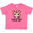 thumbnail image 3 of Inktastic Nana and Papa Grandchild Girl Tiger Girls Baby T-Shirt, 3 of 5
