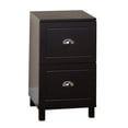 thumbnail image 1 of Target Marketing Systems Bradley Collection Modern 2 Drawer Filing Cabinet With Metal Handles, Black, 1 of 4