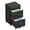 Black, variant on GALAXHERO Filing Cabinet with Lock and Key, 3 Drawer Rolling File Cabinet, Wood File Cabinet for Home Office, Fits Letter/A4 Size, Black