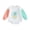 Blue, variant on Bagilaanoe Newborn Baby Girl Easter Romper Sweatshirt Long Sleeve Bodysuits Letter Embroidery Pullover 3M 6M 12M 18M 24M Infant Casual Tee Tops
