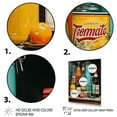 thumbnail image 3 of Designart "Pop Art 1950S Soda EFlow II" Modern Floater Framed Wall Decor, 3 of 7