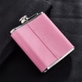 thumbnail image 7 of Gift Boxed Set: 8oz Pink Hip Flask for Women - Stainless Steel with Girl PU Leather, Funnel, and 4 Cups Drinkware Stylish, 7 of 7