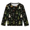 thumbnail image 7 of ITSAME Boys Girls Christmas Long Sleeve Shirt, Round Neck Casual Fashion Xmas Graphic Fall Pullover Holiday Tops Multicolor 5T, 7 of 7