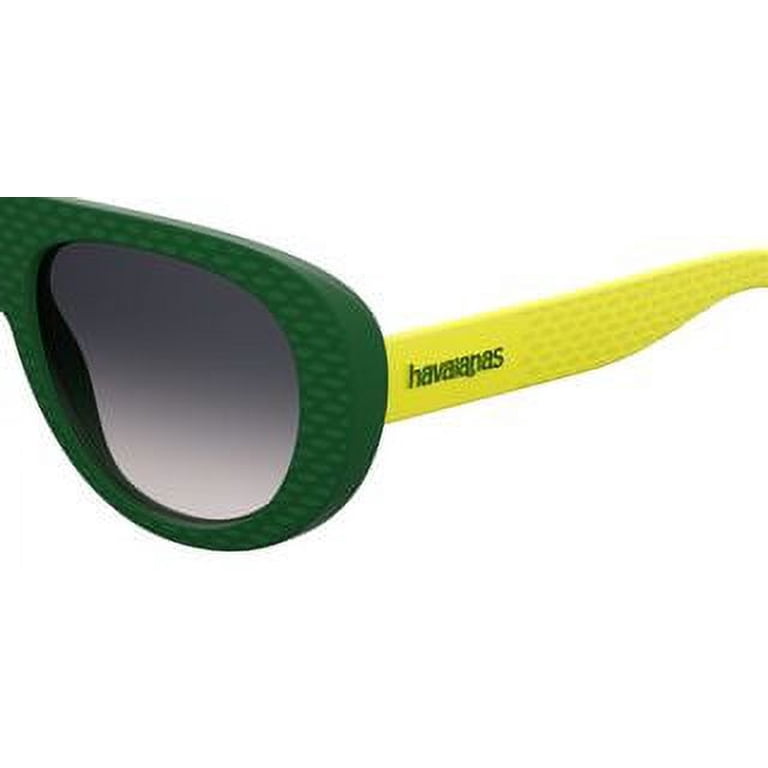 Havaianas Green and Yellow Rectangular Sunglasses RIO/M QPN 