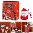 thumbnail image 2 of Christmas Mug, Cute Ceramic Tea mugs with Santa Lid & Spoon, Novelty Cup for Milk, Coffee, Hot Chocolate, Gift for Women, Kids, Colleagues, Family, Friends, Gift Box, 2 of 5