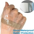 thumbnail image 3 of 20 Pack Transparent Wounds Dressing Bandage Shields  Waterproof Stretch Adhesive Bandage Waterproof Shower Cover for for Picc Line Chest Peritoneal Chemo Port, 3 of 7