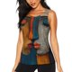thumbnail image 1 of Fotbe Abstract Colorful Duality Blusas Sin Mangas para Mujer – Estilo Casual, Corte Suelto, Slim-Fit, Cuello Redondo Deportivo, Tops de Verano para Gimnasio y Yoga-Large, 1 of 7