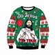 thumbnail image 3 of Suéteres navideños feos, jerséis verdes, sudaderas con estampado divertido en 3D para fiestas navideñas, sudaderas para fiestas, cumpleaños, Navidad 2024, 3 of 5