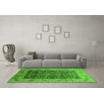 thumbnail image 3 of Ahgly Company Indoor Rectangle Oriental Green Industrial Area Rugs, 3' x 5', 3 of 4