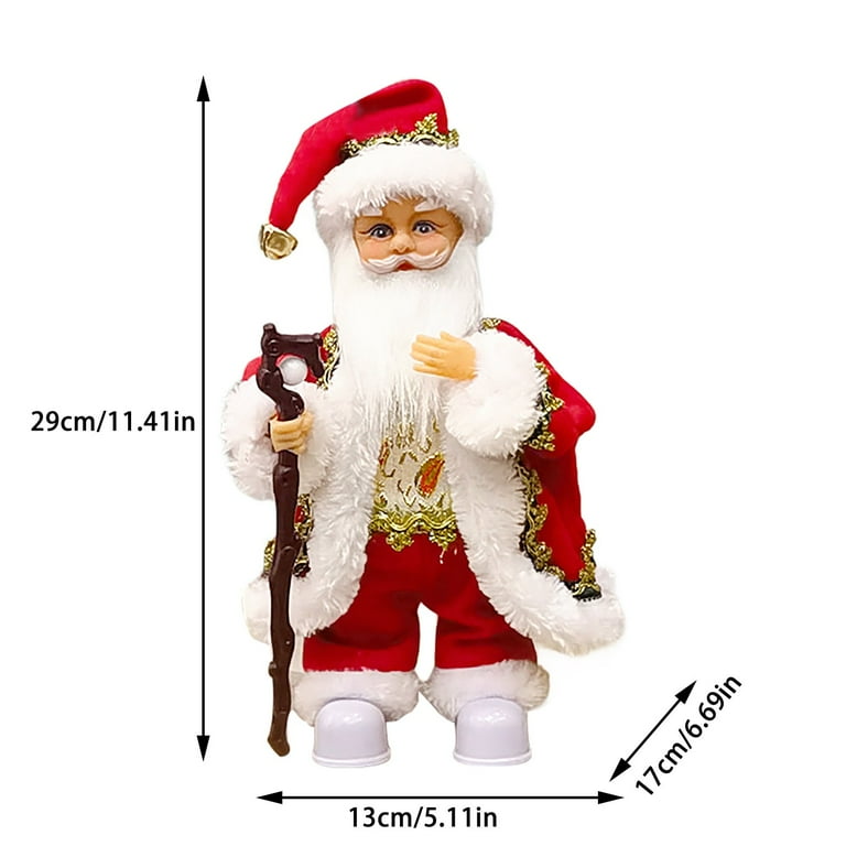 Dancing Santa Claus Toy - Animated Singing Christmas Decor With Music & Lights