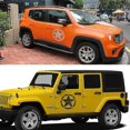 thumbnail image 4 of Car Hood Door Star Vinvl Stickers For Jeep Cherokee Patriot Compass Wrangler JK JL TJ YJ Renegade Trail Hawk Tuning Accessories, 4 of 5