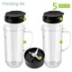 thumbnail image 2 of Juego de vasos para batidora Magic Bullet 250 W MB1001 5 piezas MEET JUICE, 2 of 7