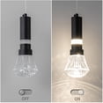 thumbnail image 2 of Kitchen Pendant Light Black Ceiling Light,Adjustable Hight LED Pendant Light For Kitchen Island,Bedroom,Hallway,Entrance,Bar counter,(3 pack), 2 of 7