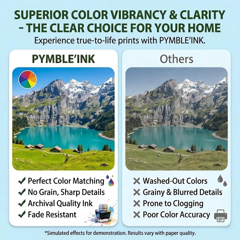 61XL Ink Cartridge Compatible for HP 61 Ink Cartridge Combo Pack for HP 61 Black Ink for Envy 4500 5530 4502 Printer