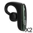 thumbnail image 1 of 2pcs Auriculares Micrófono Incorporado Estéreo Para Negocios Verde, 1 of 10