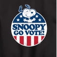 thumbnail image 3 of Peanuts - Snoopy Go Vote - Toddler & Youth Crewneck Fleece Sweatshirt, 3 of 6
