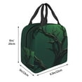 thumbnail image 2 of Naloa Green Night Sky Moon Branches Print Lunch Box for Women Men,Insulated Lunch Bag,Lunchbox,Thermal Leakproof Cooler,Reusable Lunch Tote Bag for Work School Travel Picnic, 2 of 7