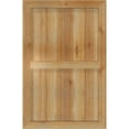 thumbnail image 2 of 21 1/2"W X 33"H Timbercraft Four 5 3/8" Boards Framed Board-N-Batten Shutters, Rough Sawn Western Red Cedar (Per Pair), 2 of 13