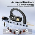 thumbnail image 3 of JYX Audífonos Inalámbricos Verdaderos, Audífonos Bluetooth Inalámbricos con Cancelación de Ruido, Duración de Batería de 24 Horas, Pantalla Digital LED, Traducción en Tiempo Real con 115 Idiomas, E1-B, 3 of 11