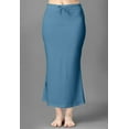 thumbnail image 6 of Trendmalls Lycra Spendex Saree Shapewear Petticoat for Women-P01-Blue ice, 6 of 6